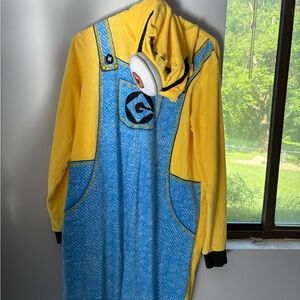 Yellow and Blue Minion Costume Onesie